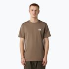 Tricou pentru bărbați The North Face Simple Dome mocha brown
