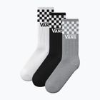 Șosete Vans Classic Check Crew 3 perechi black/white
