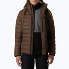 Geacă cu puf pentru femei The North Face Down Hooded smokey brown
