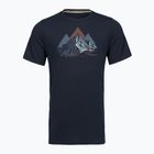 Tricou pentru bărbați Smartwool Peak Bagger Active SS Graphic Tee navy