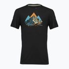 Tricou pentru bărbați Smartwool Peak Bagger Active SS Graphic Tee black