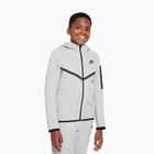 Bluză pentru copii Nike Sportswear Tech Fleece dark grey heather/black/black