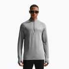 Bluză de alergare pentru bărbați Nike Stride 1/4 Zip Dri-Fit smoke grey/heather
