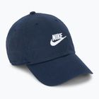 Șapcă Nike Club Unstructured Futura Wash obsidian/white