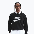 Bluză pentru bărbați Nike Sportswear Club Graphic Fleece Crew black/white