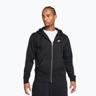 Bluză pentru bărbați Nike Club Full Zip Hoodie black/black/white