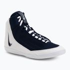 Încălțăminte de wrestling Nike Inflict 4 white/college navy