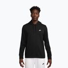 Bluză pentru bărbați Nike Sportswear Club Knit Pullover Hoodie black/black/white