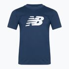 Tricou pentru bărbați  New Balance Graphic V Flying navy