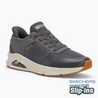 Încălțăminte pentru bărbați SKECHERS Uno Tres-Air Necessairy Comfort charcoal