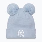 Căciulă de iarnă pentru femei New Era Wmns Double Pom Nyy pastel blue