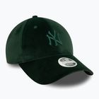 Șapcă pentru femei New Era Velour Midi 9FORTY New York Yankees dark green