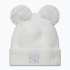 Căciulă de iarnă pentru femei New Era Double Pom Knit Beanie New York Yankees white