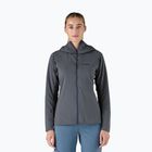 Jachetă hibrid pentru femei Patagonia Nano-Air Ultralight cu fermoar complet și glugă, culoarea albastru închis