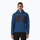 Geacă softshell pentru bărbați Patagonia R2 TechFace Hoody clement blue