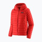 Geacă de puf pentru femei Patagonia Down Sweater Hoody sizzle red