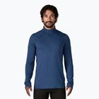 Bluză pentru bărbați Patagonia Cap Termal Weight Zip Neck clement blue
