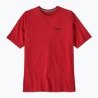 Tricou pentru bărbați Patagonia P-6 Logo Responsibili-Tee amanita red