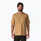 Tricou pentru bărbați Patagonia Boardshort Logo Pocket Responsibili talon gold