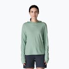 Bluză pentru femei Patagonia Capilene Cool Sun Hoody thermal blue/thin ice x-dye