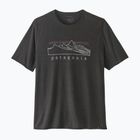 Tricou pentru bărbați Patagonia Cap Cool Trail Stratapeaks ink black
