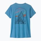 Tricou pentru femei Patagonia Capilene Cool Daily - Cloud Crag shore blue/light shore blue x-dye