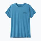 Tricou pentru femei Patagonia Capilene Cool Daily - Cloud Crag shore blue/light shore blue x-dye