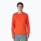 Longsleeve pentru bărbați Patagonia Capilene Cool Daily - Boardshort Logo orange peel/light orange peel x-dye