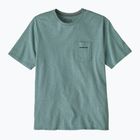 Tricou pentru bărbați Patagonia Boardshort Logo Pocket Responsibili blue sage
