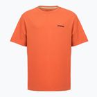 Tricou pentru bărbați Patagonia P-6 Logo coal orange