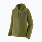 Bluză de trekking pentru bărbați Patagonia R1 Air Full Zip Hoody caper green