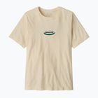 Tricou pentru bărbați Patagonia '95 Oval Logo undyed natural