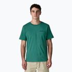Tricou pentru bărbați Patagonia P-6 Logo gem green