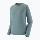 Bluză termoactivă pentru femei Patagonia Capilene Lightweight Crew blue sage