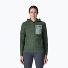 Bluză fleece pentru femei Patagonia R1 Air Full-Zip Hoody canopy green