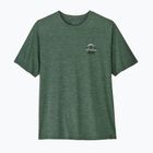 Tricou pentru bărbați Patagonia Cap Cool Daily Great Waves canopy green - light canopy green x-dye