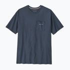 Tricou pentru bărbați Patagonia Boardshort Logo Pocket Responsibili summit blue