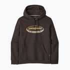 Bluză pentru bărbați Patagonia '95 Oval Logo Uprisal Hoody Den Brown: Heliotropic