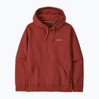 Bluză pentru bărbați Patagonia Boardshort Logo Uprisal Hoody Rusty Red