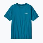 Tricou pentru bărbați Patagonia Fitz Roy Foothills glacial blue
