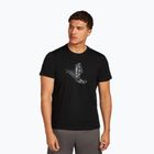 Tricou bărbați icebreaker Merino 150 Tech Lite Skiing Yeti negru