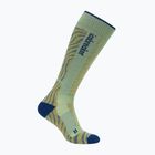 Șosete de schi pentru bărbați Icebreaker Merino Ski+ Medium OTC Mountain Contour seaglass/atlantis/trail