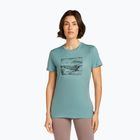 Tricou pentru femei icebreaker Merino 150 Tech Lite Terrain hydro