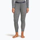 Pantaloni termoactivi pentru femei icebreaker Merino 200 Oasis Flock Forms AOP midnight navy/snow