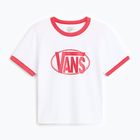 Tricou pentru femei Vans Center Chest Ringer Tee white