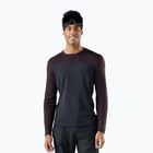 Bluză termoactivă pentru bărbați Smartwool Classic Thermal Merino Base Layer Colorblock Crew Boxed mink/charcoal
