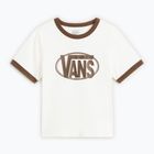 Tricou pentru femei Vans Center Chest Ringer Tee egret