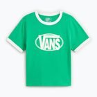 Tricou pentru femei Vans Center Chest Ringer Tee vivid verdant