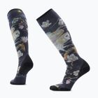 Șosete de schi pentru femei Smartwool Ski Zero Cushion Nightwatcher Prrint OTC black