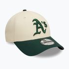 New Era Colourblock 9Forty Oakland Athletics șapcă de baseball bej deschis